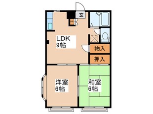 アソルティ宝町の物件間取画像